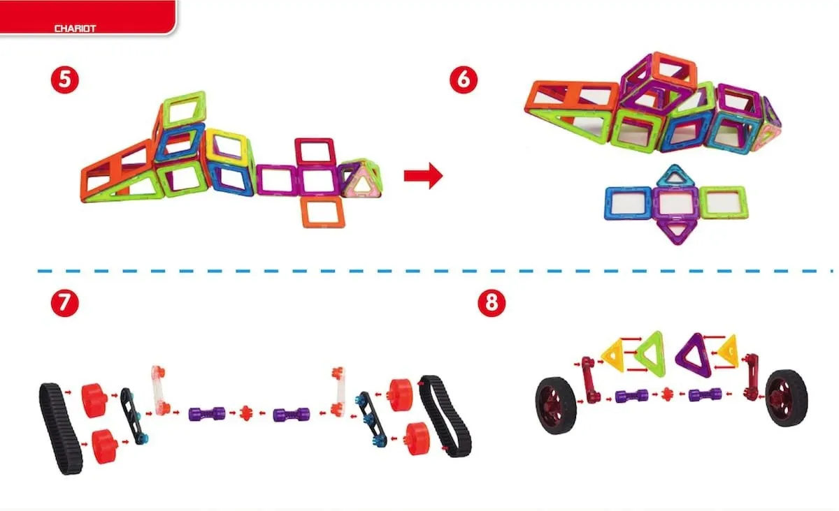 Magical Magnet 98 el. - Klocki Magnetyczne - miniatura 19