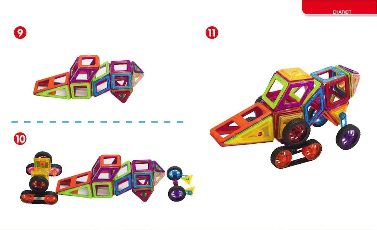 Magical Magnet 98 el. - Klocki Magnetyczne - miniatura 20