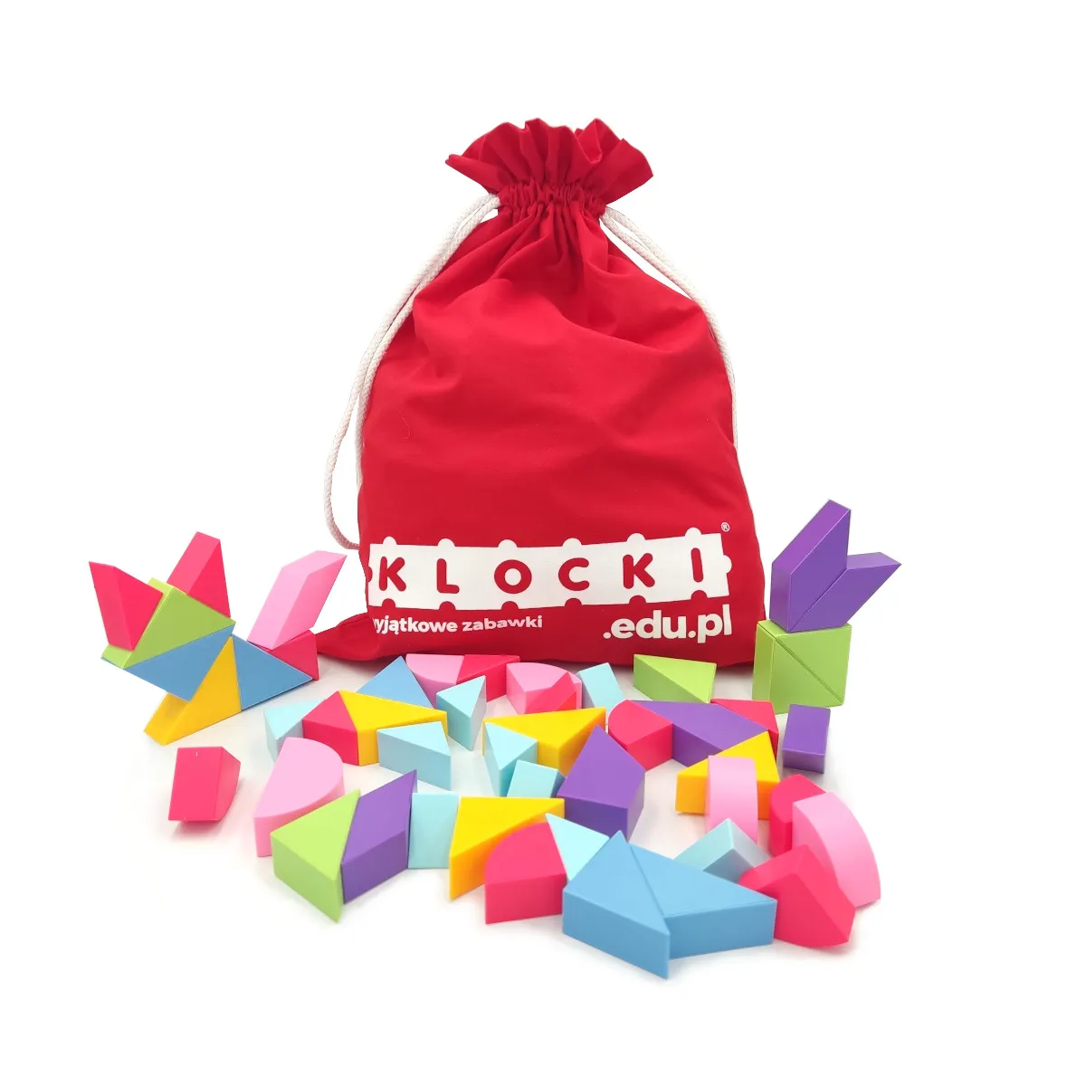 Klocki Magnetyczny Tangram - Magic Big Tangram 60 el. - X-Bida