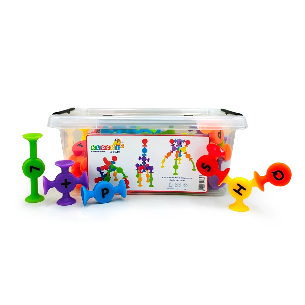 Klocki silikonowe UFO 80 el. - X-Bida