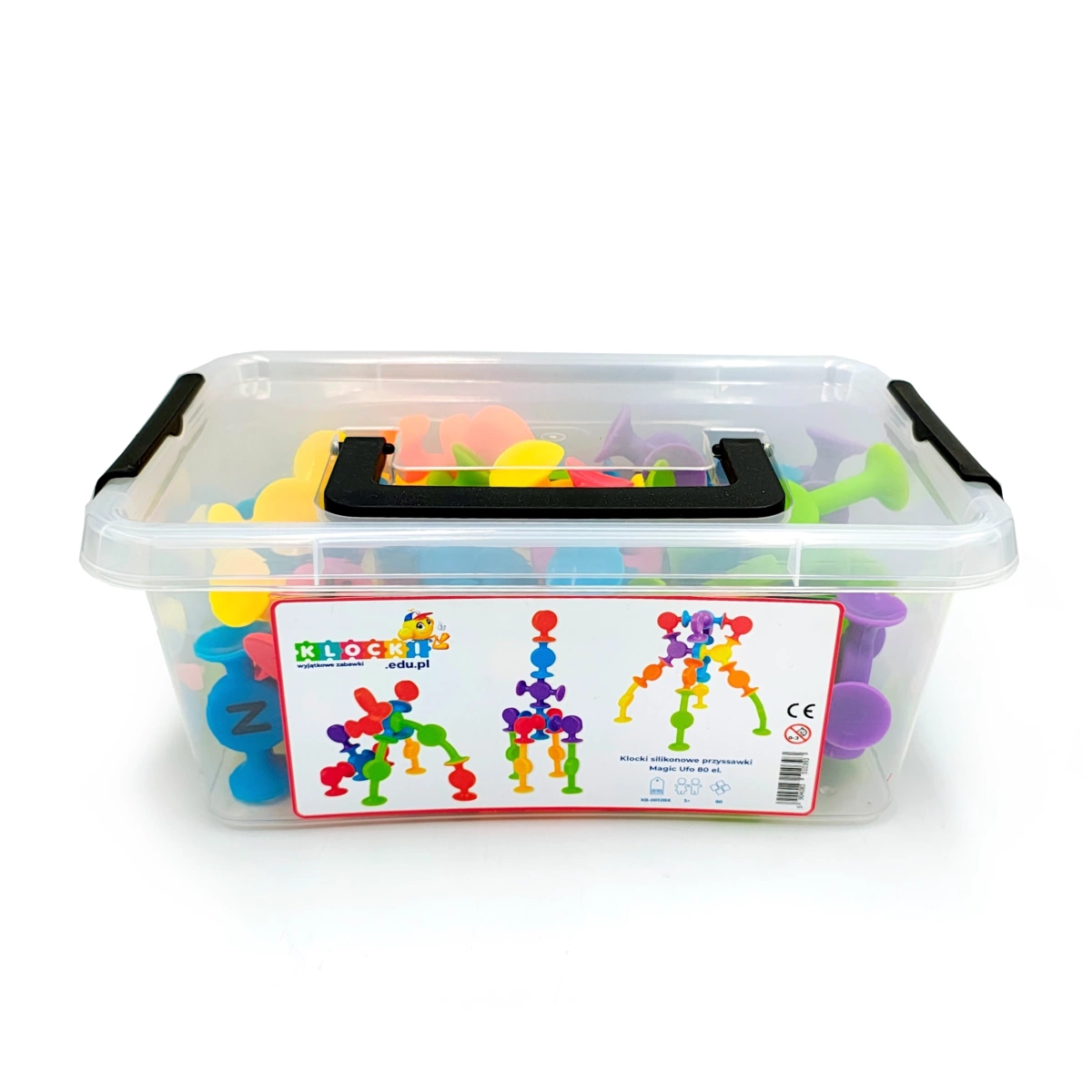 Klocki silikonowe UFO 80 el. - miniatura 4