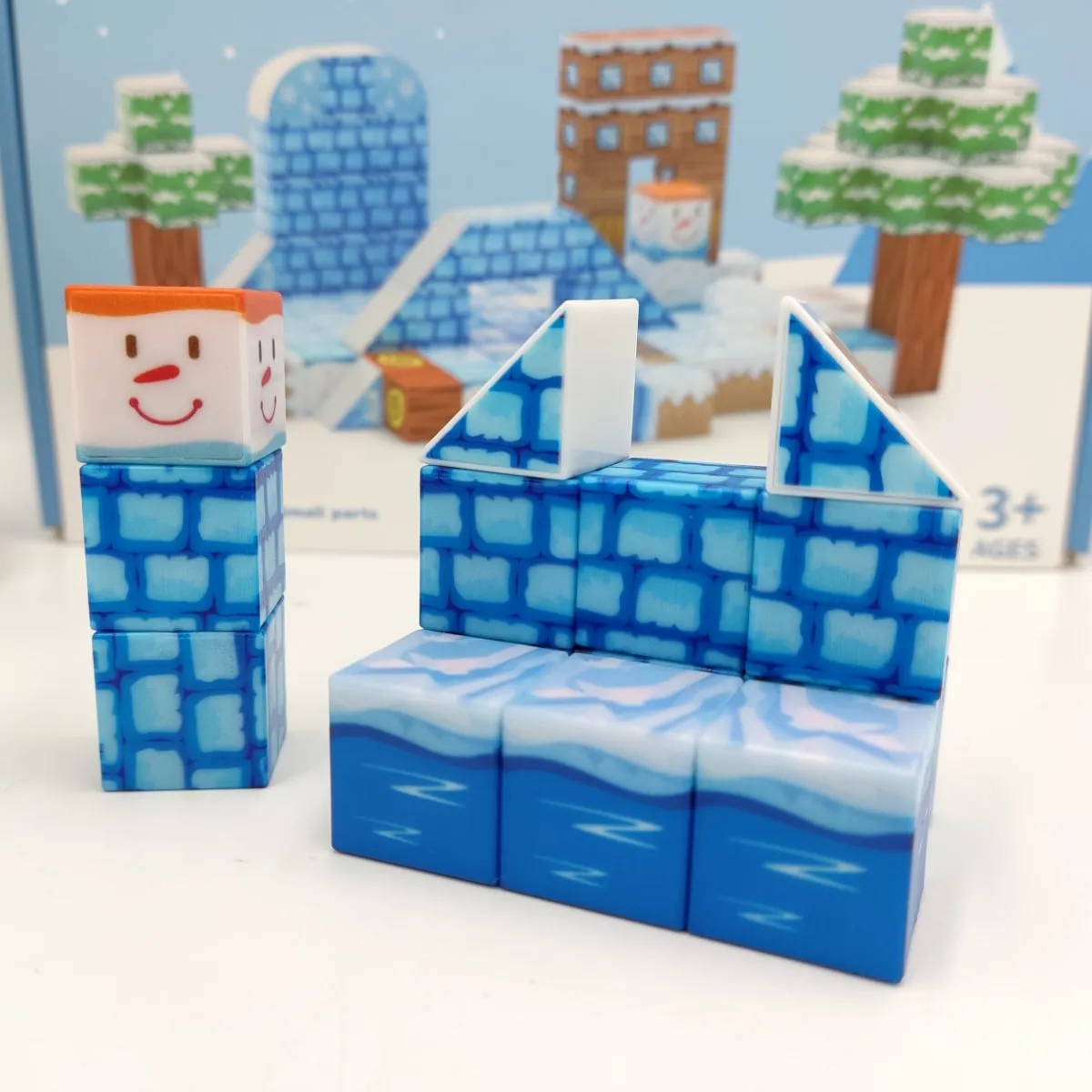 Magnetyczne klocki - MagCraft - 108 el. - miniatura 3