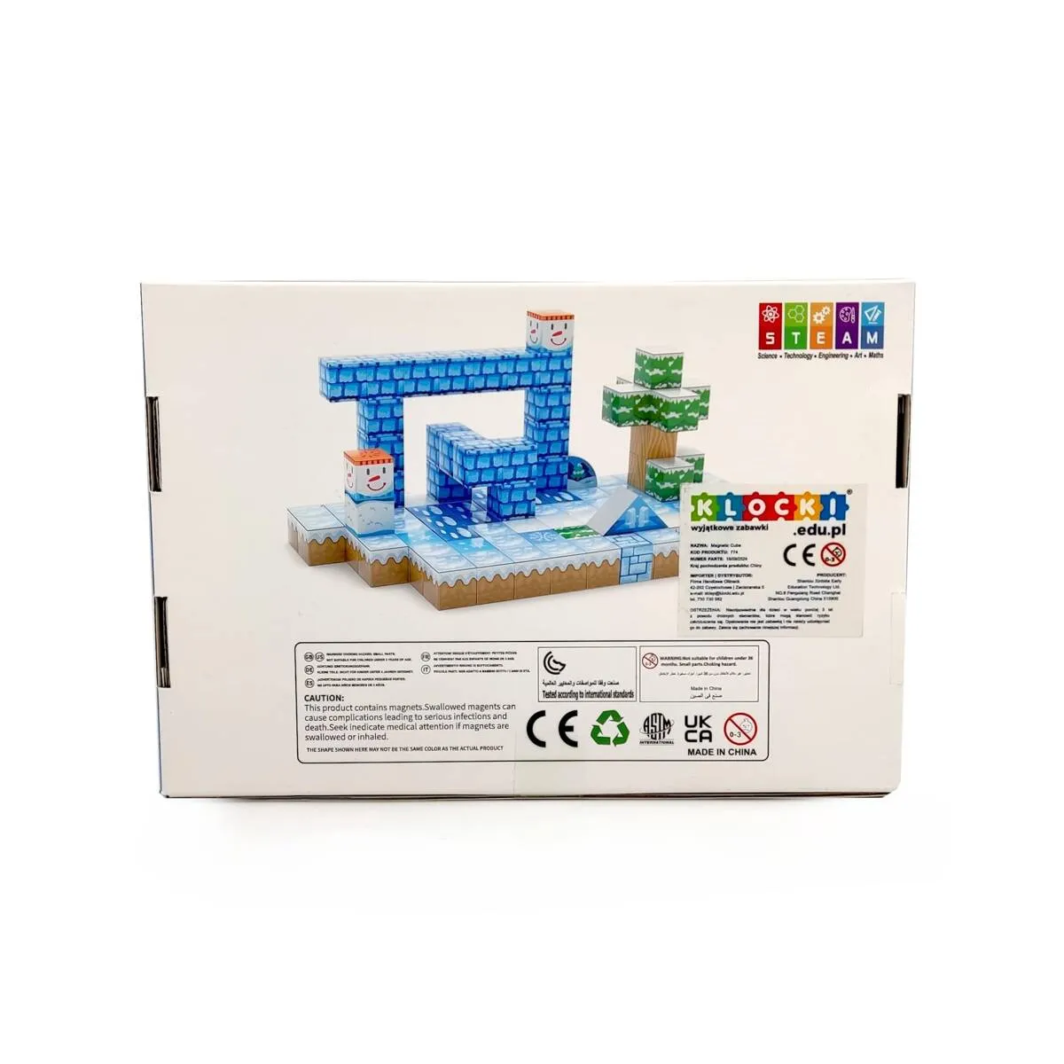 Magnetyczne klocki - MagCraft - 108 el. - miniatura 4